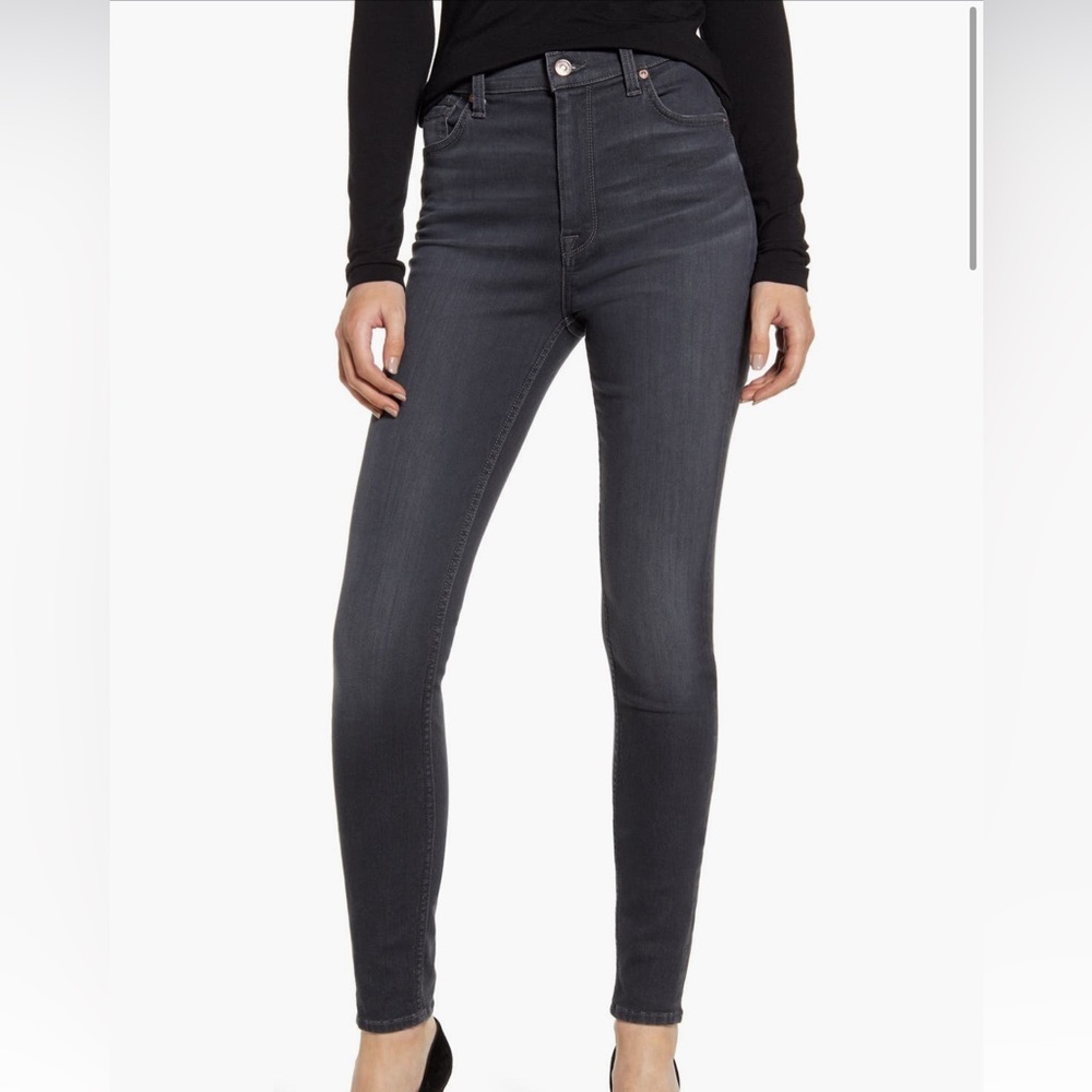 High Waist Ankle Skinny Jean (7 for all Mankind)